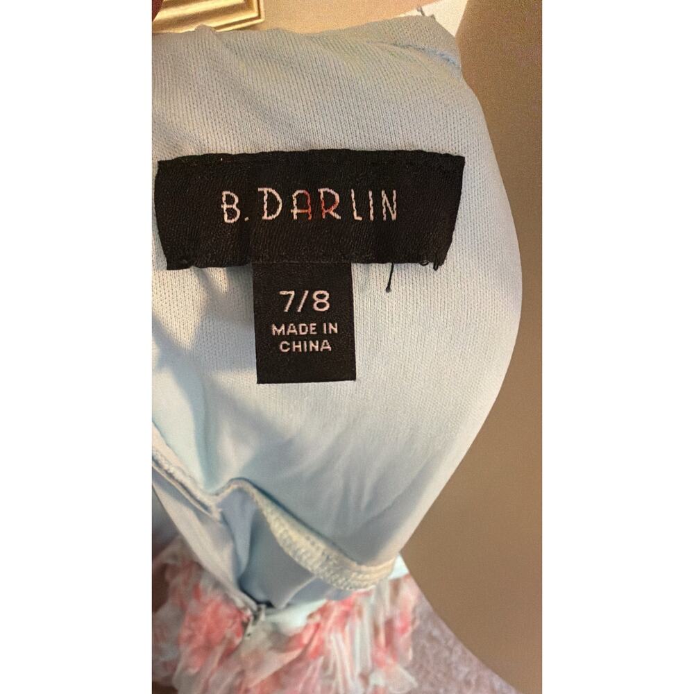 B. Darlin - Bustier dress with floral print and sweetheart neckline - Picture 8 of 8